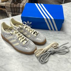 Nwt Special Ordered But The Size Was Incorrect. Please Know Your Size In Adidas And Refer To Photos May Be Men's But Are Co Ed... Just Do The Conversion Mc0124 Oct24 Custom Adidas, Shoes Adidas, Adidas X, Grey Adidas, Adidas Shoes, Adidas Women, Womens Shoes Sneakers, Gray White, Shoes Sneakers