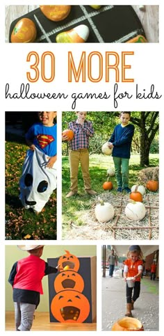 halloween games for kids that are fun and easy to do with the kids at home