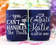 two can coolers with the words you can't handle the truth on them