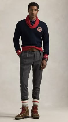 Ralph Lauren Winter, Winter Outfits 2024, Strange Events, Style For Spring, Rugby Fashion, Black Men Fashion Swag, Classy Outfits Men, Mens Overalls