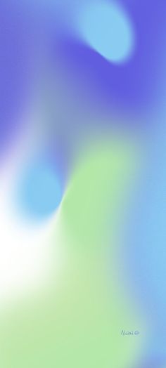 an abstract blue and green background with some blurry circles on the bottom right corner