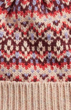 a close up of a knitted beanie hat