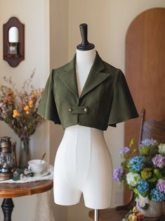 This price includes a top only, others are not included.   	 		 			Size 			S 			M 			L 			XL 			2XL 		 		 			Shoulders 			38 			39.5 			41 			42.5 			44 		 		 			Bust 			86 			92 			98 			104 			110 		 		 			Full Length 			37 			38 			39 			40 			41 Sherlock Holmes Fashion, Green Witch Style, Alchemist Clothes, Apothecary Outfit, Bsd Fanfiction, Forest Green Clothes, Mage Outfit Female, Sewing Inspiration Clothes, Witchy Academia Outfit