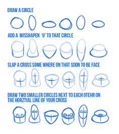 the instructions for how to draw a cross