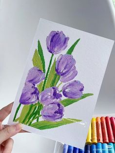 Tulip Tutorial, Oil Pastel Drawings Easy, Soft Pastel Art, Oil Pastels Painting, Crayon Drawings, Pastel Artwork, Oil Pastel Paintings, Oil Pastel Art, Oil Pastel Drawings