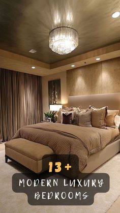 Bedroom Luxury Wallpaper, The Perfect Bedroom, Luxury Master Bedrooms Decor Beautiful, King Bedroom Ideas Master Modern, Bedroom Ideas For Guest Room, Z Gallerie Bedroom Inspiration, Hotel Chic Bedroom Ideas, Luxury Airbnb Bedroom, Bedframe Ideas Modern Luxury