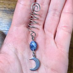 Wire Spiral Wrap Hair Jewelry Hair Jewelry On Twist, Wire Wrapped Hair Pin, Hair 0in Jewelry, Polymer Clay Spiral Hair Wraps, Hair Charms Beads, Metal Wire Hair Wrap, Gemstone Hair Jewelry, Hair Ring Tutorial, Wire Hair Twist