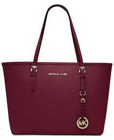 MICHAEL Michael Kors Handbag, Jet Set Travel Small Tote - Michael Kors Handbags - Handbags & Accessories - Macy's Sac Michael Kors, Outlet Michael Kors, Michael Kors Designer, Michael Kors Clutch, Michael Kors Selma, Mk Handbags, Cheap Michael Kors, Michael Kors Outlet, Mk Bags