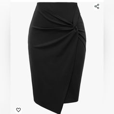 Supper Flattering Pencil Skirt! Materials95%Polyester+5%Spandex, Ultra Soft Stretchy And Comfortable. Pencil Skirt With Lining Never See Through Even With Dark Color Underwear Features: Asymmetrical Wrap Front With Concealed Zipper In The Back.Well Elastic Pencil Skirt. Professional Skirt For Women - Hips-Wrapped Silhouette Hugs Your Curves And Make You Looks More Feminine And Elegant. Occasions: Perfect For Office, Wear To Work, Casual, It’s Also Great For Daily Wearing. Office Skirt Design, Cheap Stretch Skirt For Office, Black Skirt Corporate Outfit, Elegant Black Elastane Mini Skirt, Black Elastane Pencil Skirt For Parties, Black Elastane Skirt For Office, Black Party Pencil Skirt, Black Stretch Pleated Pencil Skirt, Black Asymmetrical Elastane Skirt