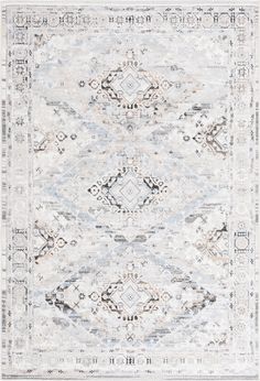 Experience the transformative power of design with our stunning 8' X 10' Large Rectangle Area Rug in an appealing blend of Ivory and Blue tones. Skillfully power-loomed in Turkey using a mix of 50% Polyester and 50% Polypropylene, this top-quality rug promises durability and a luxurious feel underfoot. Engineered to a height of 3/8", carefully stitched for long-lasting quality, this eye-catching centerpiece is not just a rug, but a conversation starter. Its Transitional style effortlessly balances classic luxury with contemporary aesthetics, adding a touch of sophistication to any space. Choose this Ivory/Blue rectangle rug to amplify your home decor with a stylish and practical touch. Dash And Albert Rugs, Artfully Designed, Blue Palette, Synthetic Rugs, Blue Color Schemes, Rug Company, Blue Area Rug, Rectangular Rugs, Rugs Size