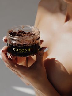 Body Butter Photography Ideas, Body Butter Photography, Butter Photography, Coconut Scrub, Commercial Photography Product, Massage Candle, Skin Care Spa