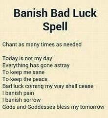 Bad Luck Spell, Luck Spell, Under Your Spell