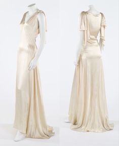 30s Evening Dress, 1920s Dresses Formal, 1930 Wedding Dress, 1930 Glamour, 1930s Formal Dress, 1920s Formal Dress, 1930s Glam, Bias Cut Wedding Dress, Movie Dresses