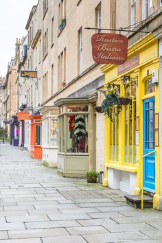 shops in Bath, UK