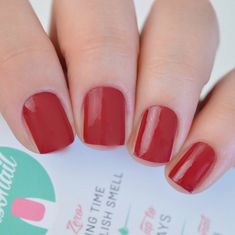 These Ruby Red nail wraps are sophistication defined. This simple design is a rich shade of red providing you with a real polish effect without any of the mess! Already have this look? Show us your nails #personail_scarlett Each Personail pack includes: For Adult Sizes ✨ 16 Nail Polish Wraps of 8 different sizes ✨ 1x Disposable Mini Nail File ✨ 1x Orange Stick to push your cuticles back 1. Buff Start with clean dry hands. Buff nail surface of nail for wraps to adhere better. 2. Peel Select appro Dark Nail Polish, Buff Nails, Red Manicure, Orange Stick, Shade Of Red, Red Nail, Dark Nails, Us Nails, Dry Hands