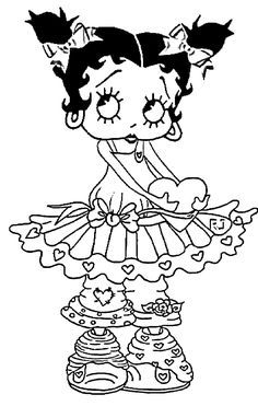 a cartoon girl in a dress with her hair up and eyes closed, standing on top of a pile of cookies