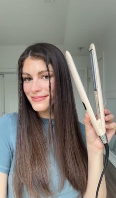 An Infrared and Ionic flat iron with rounded body to easily lock in waves or glamour curls as well as straighten. Infrared seals the cuticles and locks in moisture creating more shine and longer lasting looks. It also detoxifies and sanitizes hair while reducing heat damage often only requiring one pass. Travel worldwide with it's international dual voltage. Dual Voltage for International Travel 120-220V Variable heat settings for all hair types. Ceramic Tourmaline Mineral Complex Coating Infrared Light Adjustable Temperature Settings 290°-450°F Auto Shut off after one hour. 1 Year Warranty FREE travel case included in every order! Infrared is safe and recommended for all hair types. For thick dense hair, use the 2” titanium plate flat iron for faster results. *MCH is a new type of heater Glamour Curls, Best Straightener, Dense Hair, Ceramic Flat Iron, Infrared Light, Glamorous Hair, Heat Damage, Frizz Free, All Hair Types