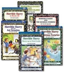 six children's books about horrible harry