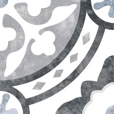 an artistic wallpaper design with blue and gray designs on white background, in shades of grey