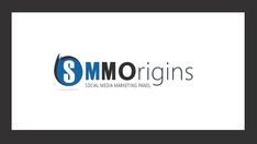 the logo for an online marketing company, smmorgins is shown in black and white