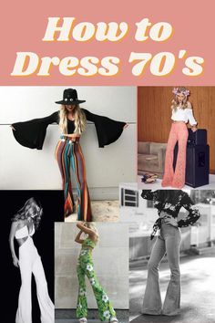 70s Style Women Outfit Ideas, Hippy Fashion 1970s, 70s Womens Outfits Black Women, 1970 Style Woman, Retro 70's Outfits For Women, Groovy Retro Outfit, 70s Theme Outfit Women, Mid 70s Fashion