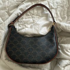 Great Condition! A Little Squished On The Bottom From Sitting On My Counter, But Otherwise No Scratches Or Signs Of Wear. Comes With Dust Bag And Original Tags. Celine Tie Knot Bag, Celine Ava Bag, Celine Ava, Celine All Soft Bag, Celine Box Bag Brown, Celine Goatskin Bag, Celine Ava Bag Brown, Celine Bags, Dust Bag