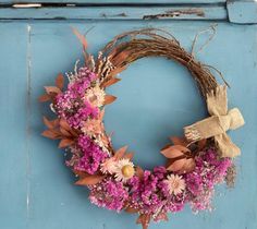 Add a touch of natural beauty to your home with our exquisite wreath, crafted from mainly dried flowers and accented with lifelike artificial leaves.  Perfect for enhancing your space or gifting to flower lovers, this wreath is a timeless piece that celebrates nature's charm. 🌸Care Instructions: Dried flowers are delicate, so handle with care. Avoid placing the wreath in direct sunlight, high humidity, or near heat sources to preserve its color and texture. Dust gently with a soft brush to keep Dried Flower Wreath, Artificial Leaves, Dried Flower Wreaths, Wreath Home Decor, Artificial Leaf, Handle With Care, Flower Lover, Door Wreath Hanger, Flower Wreath