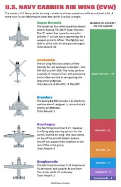 the u s navy carrier air wing cvw is shown in red, green and blue