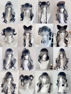 Curly Hair Designs Hairstyles, Complex Hairstyles For Long Hair, Black Long Hair Styles, Hairstyles For Ocs, Character Hair Ideas, Super Long Hairstyles, Moon Hairstyles, Cool Hairstyles For Long Hair