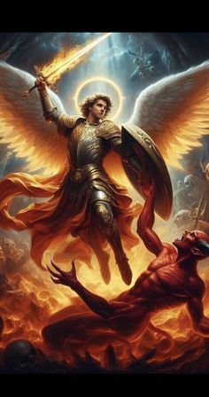 Saint Michael The Archangel, Saint Michael, Book Of Revelation, Archangel Michael