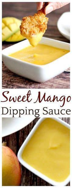 this sweet mango dipping sauce is so good it's easy to make