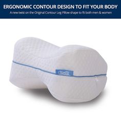 Enhance your sleep quality and comfort with our Leg Pillow Support Wedge. Designed to provide support to your back, hips, legs, and knees, this pillow is perfect for reducing pain in your lower back and hips during sleep. Its softness ensures comfort, while promoting increased blood circulation throughout your body. Crafted from ventilated air hole memory foam, it is both breathable and supportive. Dimensions: 25 x 15.5 x 23cm. Each package includes one Leg Pillow Support Wedge. Middle Back Pain, Leg Pillow, Knee Pillow, Back Pain Remedies, Upper Back Pain, Pregnancy Pillow, Traditional Pillows, Knee Support, Hip Pain