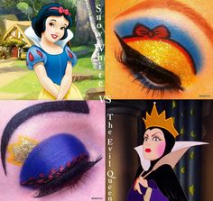 Evil Queen Makeup, Snow White Makeup, Carnaval Make-up, Disney Princess Makeup, Make Carnaval, Snow White Evil Queen