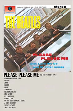 the beatles please please me album cover