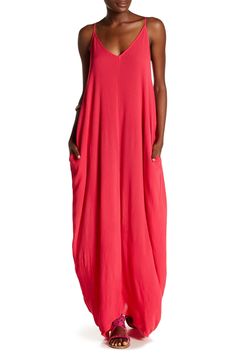 Whether you are hanging out at the pool or beach, this relaxed fitting gauze maxi dress is light enough to keep you cool on the warmest day.Fit: this style runs large, order one size down. Couture, Haute Couture, Summer Dresses Sale, Scorching Sun, Gauze Maxi Dress, Max Dress, Dress Deep V, Coats Fashion, Maxi Dress Outfit