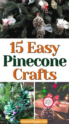 Easy Pinecone Crafts For Kids Pinecone Ornaments Diy Kids, Pinecone Crafts Christmas Kids, Painting Pine Cones For Christmas, Decorated Pine Cones For Christmas, Painted Pinecones Christmas, Pinecone Ornaments For Kids, Pine Cone Reindeer, Pinecone Crafts For Toddlers