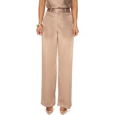 Find JLUXLABEL Ever After Satin Pants on Editorialist. Make a casual-chic statement whether you're on or off the clock with these wide-leg pants made from lustrous satin. Zip fly with hook-and-bar closure Side-seam pockets; back welt pockets Lined 55% rayon, 45% viscose Hand wash, dry flat Imported Satin Pants, Welt Pockets, Ever After, Welt Pocket, Leg Pants, Casual Chic, Wide Leg Pants, Top Brands, Wide Leg