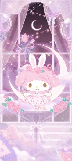 Kawaii Wallpapers, Melody Wallpaper, Pastel Theme, My Melody Wallpaper, Sanrio Wallpaper, Retro Wallpaper, Pastel Wallpaper, Kawaii Wallpaper