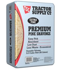 tractor supply extra fine pine shavings, 3 / 4 pound box - 1 each