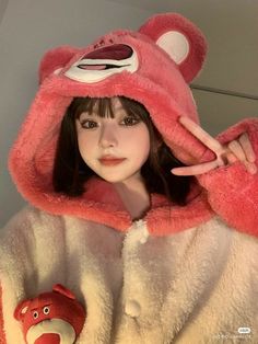 Ulzzang Cute, Cozy Pjs, Makeup Cute, Makeup Korean, Interesting Outfits, Cute Pjs, Girl Korean, Uzzlang Girl