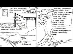 a comic strip with some writing on it