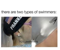 there are two types of swimmers h2o swimmers headgear cap