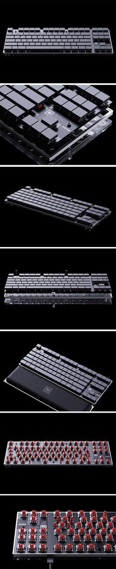 several different types of keyboards are shown in this image