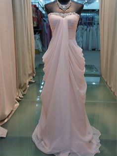 Prom Dresses Pink, Pink Floor, Vestidos Color Rosa, Graduation Party Dresses, Prom Dresses 2016, Stunning Prom Dresses, Floor Length Prom Dresses, Pink Formal Dresses