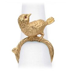 a napkin holder with a bird on it