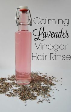 Lavender Vinegar, Shampoo Diy, Lavender Hair