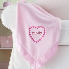 We embroider name you choose to the middle of the heart made up of individually embroidered hearts. Makes a very special gift! Color: Pink. Embroider Name, Pink Baby Blanket, Embroidered Hearts, Machine Applique Designs, Custom Baby Blanket, Personalized Baby Blanket, Personalized Gifts For Kids, Embroidered Heart, Personalized Baby Blankets