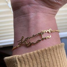 Amanda Robinson added a photo of their purchase Cross Bracelet, R A, Delicate Bracelet