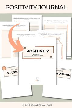 printable positivity journal images Positivity Journal, Happiness Journal, Morning Pages, Journal Lists, Goal Setting Worksheet, Images And Words, Feeling Positive, Write It Down, Positive Life