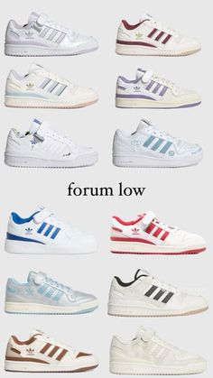 Adidas Forum Low Outfit, Forum Low Adidas, Vivienne Westwood Shoes, Pretty Sneakers, Dr Shoes, Trendy Shoes Sneakers, Different Shoes, Pretty Shoes Sneakers